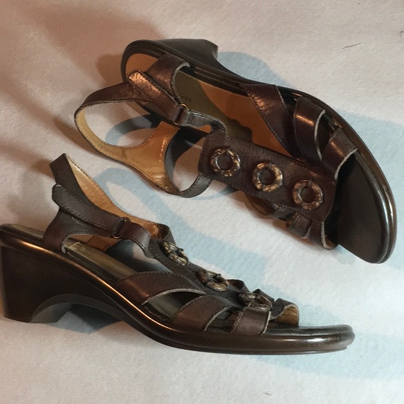 Bundled-Easy Spirit Sandals Size 8.5 Used VGC Brown Loheel - Picture 4 of 4